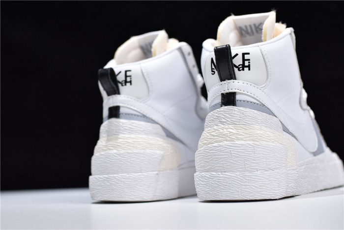 Sacai x Nike Blazer High Black White Release Date BV0072-100