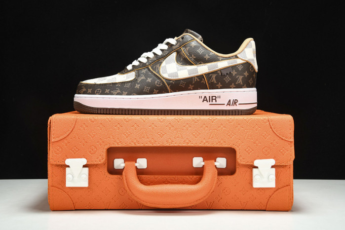 LV X NIKE AIR FORCE MONOGRAM DAMIER AZUR 6A8PYL-002