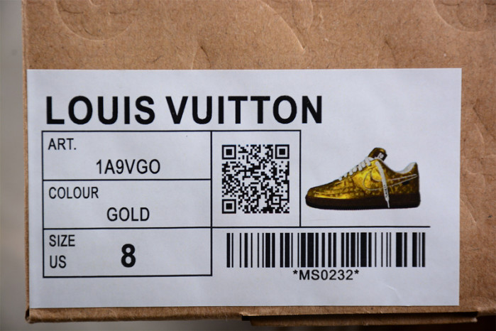 LV X NIKE AIR FORCE SNEAKER