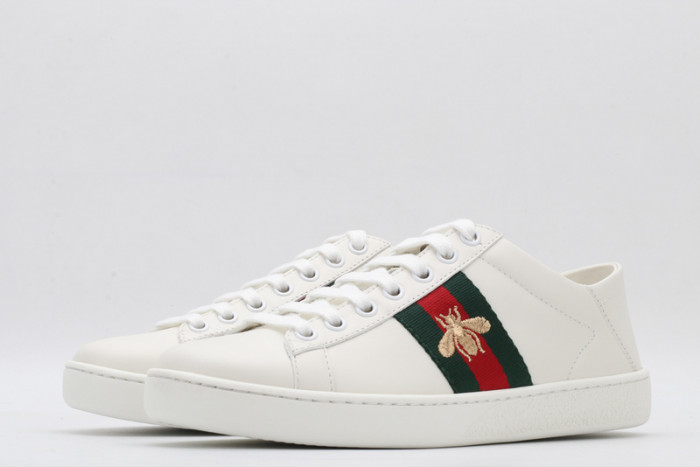 GC Ace Embroidered Low-Top Sneaker white with bee