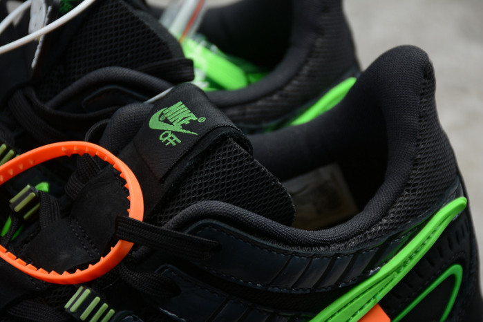OW x Nike Air Rubber Dunk “Green Strike” CU6015-001